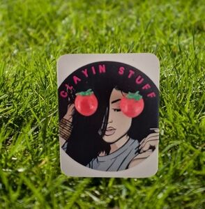 Cute Red Tomatoe Stud Earrings